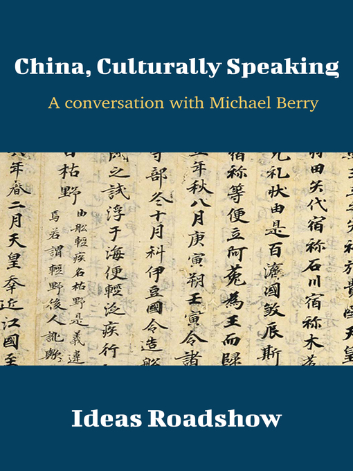 Title details for China, Culturally Speaking by Howard Burton - Wait list